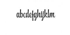 Wolfs Bane.ttf Font LOWERCASE