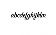 Wonderfull Font LOWERCASE