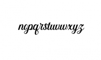 Wonderfull Font LOWERCASE