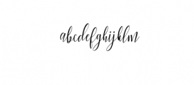 Woodley Font LOWERCASE