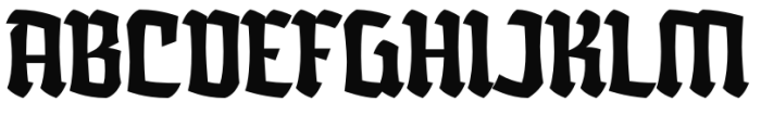 Wobegone Regular Font UPPERCASE