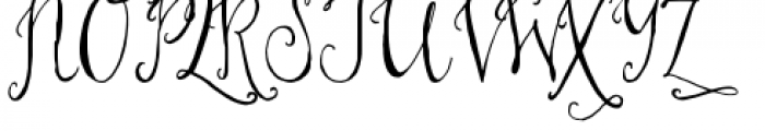 Wonderland Font UPPERCASE