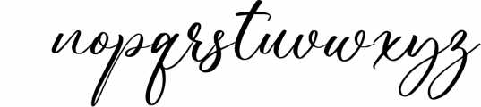 Wonderful Calligraphy Font LOWERCASE