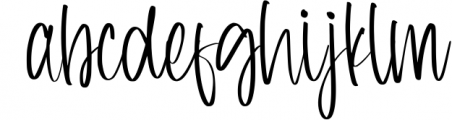 WonderfulGirl - Beauty Handwritten Font Font LOWERCASE