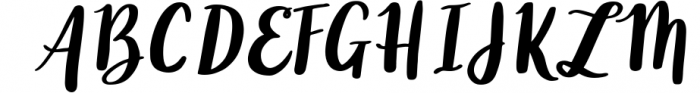 Wonderland, a modern calligraphy font Font UPPERCASE