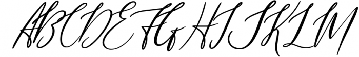 Wonderlust Calligraphy Modern Font UPPERCASE