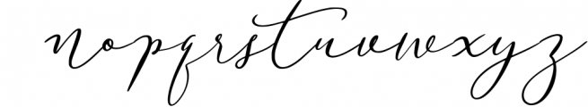Wonderlust Calligraphy Modern Font LOWERCASE
