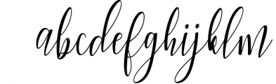 Woodley Script Font LOWERCASE