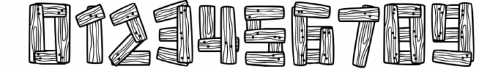 Woody Wood - Kids Font Font OTHER CHARS