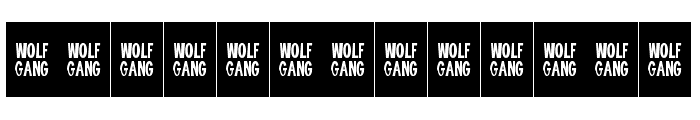 WOLF GANG SCRIPT SWASH Font UPPERCASE