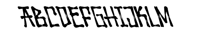 Wolfraid Oblique Font UPPERCASE