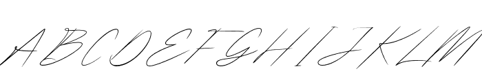 Wolvertton Signature Font UPPERCASE
