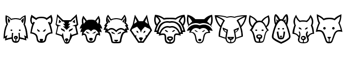 Wolves Regular Font UPPERCASE