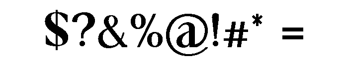 Womack Font OTHER CHARS