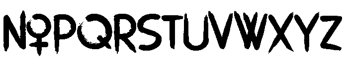 Woman1 Font LOWERCASE