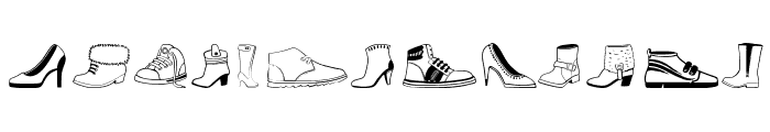 Women And Shoes Font UPPERCASE