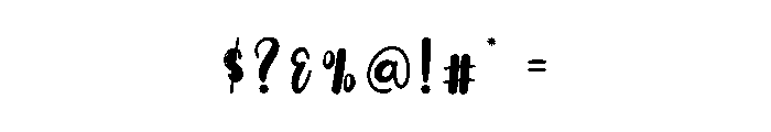 Wonder Winter Font OTHER CHARS