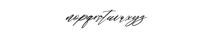 Wonderfull Italic Font LOWERCASE