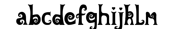 Wonderland Font LOWERCASE
