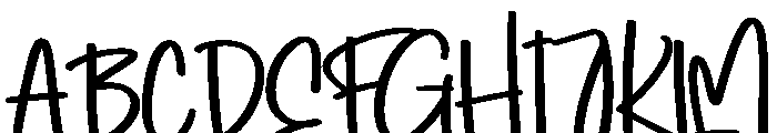 Wonderline2 Font UPPERCASE