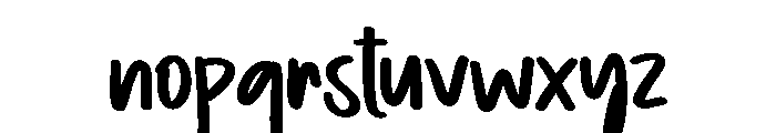 Wonderline2 Font LOWERCASE