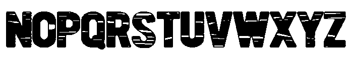 Wood Chaos Font LOWERCASE