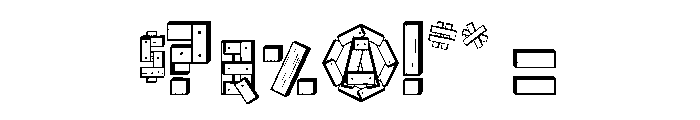 Wood Rocket_PersonalUseOnly Font OTHER CHARS