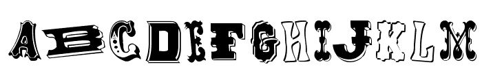 WoodTypesMK Font LOWERCASE