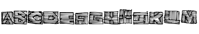 WoodblockCutter Font LOWERCASE