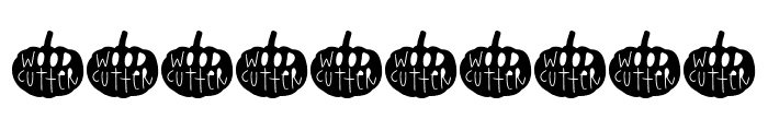 Woodcutter Pumpkins Font OTHER CHARS