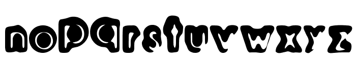 Woodcutter Relieve Font LOWERCASE
