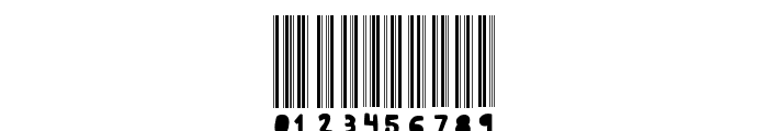 Woodcutter barcode Font OTHER CHARS