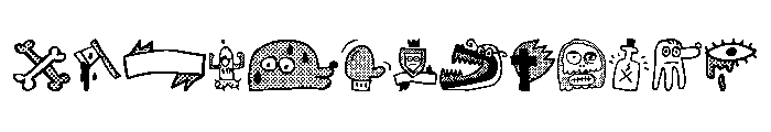 Woodcutter rare drawings 2 Font LOWERCASE