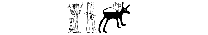 Woodcutter Font OTHER CHARS