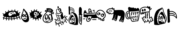 Woodcutter's DrawnX Font LOWERCASE