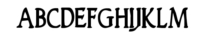 Woodgod Bold Condensed Font UPPERCASE