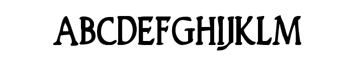 Woodgod Bold Condensed Font LOWERCASE