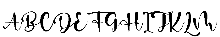 Woodine Font UPPERCASE