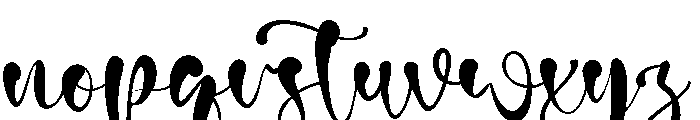 Woodine Font LOWERCASE