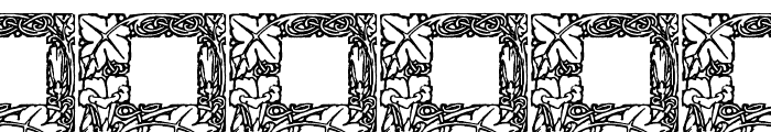 Woodland_Initials Font OTHER CHARS