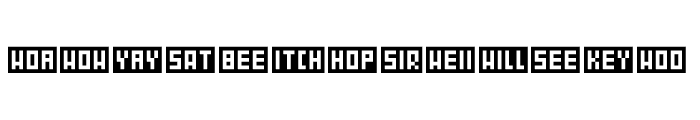 WordBits Font UPPERCASE