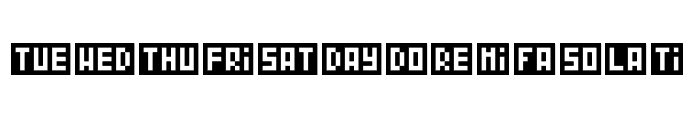 WordBits Font LOWERCASE