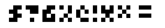 Wordsized Regular Font OTHER CHARS