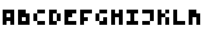 Wordsized Regular Font UPPERCASE