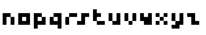 Wordsized Regular Font LOWERCASE