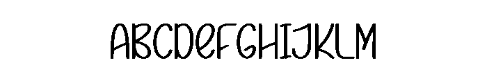 Work Night Font UPPERCASE