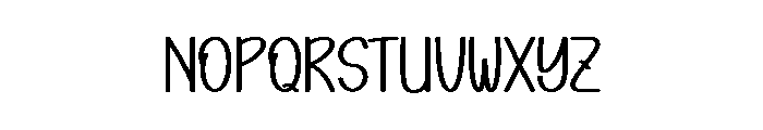Work Night Font UPPERCASE
