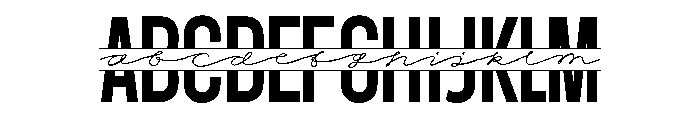 Workforce Taped PERSONAL USE Regular Font UPPERCASE