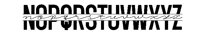 Workforce Taped PERSONAL USE Regular Font LOWERCASE