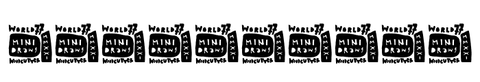 World 77 mini draws Font OTHER CHARS